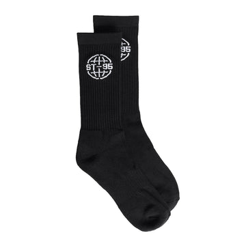 ST95 Globe Socks Black - Parasol Store