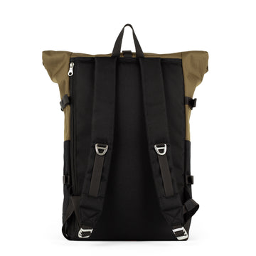 Sandqvist Icon Rolltop Backpack 16" Multi Olive