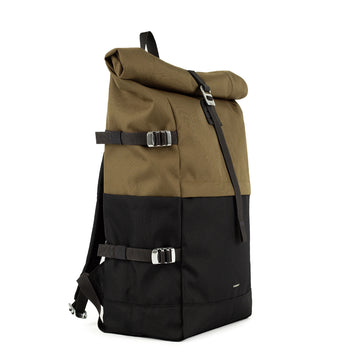 Sandqvist Icon Rolltop Backpack 16" Multi Olive
