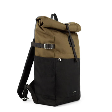 Sandqvist Icon Rolltop Backpack 16" Multi Olive