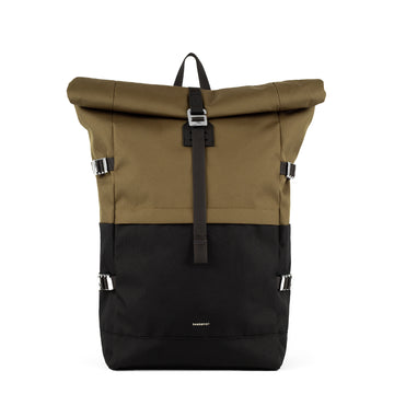 Sandqvist Icon Rolltop Backpack 16" Multi Olive