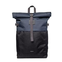 Sandqvist Icon Rolltop Backpack Medium Multi Black / Navy - Parasol Store