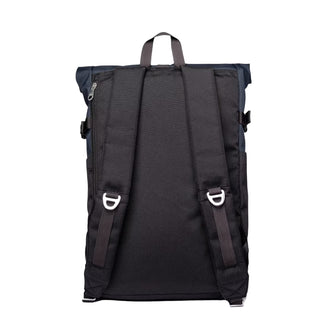 Sandqvist Icon Rolltop Backpack Medium Multi Black / Navy
