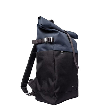 Sandqvist Icon Rolltop Backpack Medium Multi Black / Navy