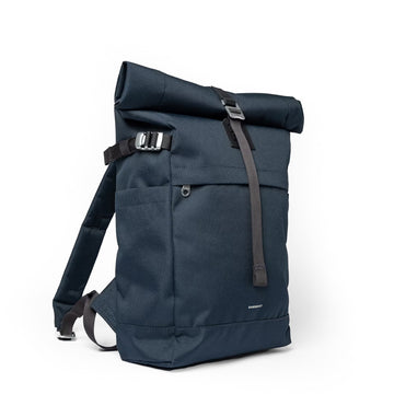 Sandqvist Icon Rolltop Backpack Medium Navy - Parasol Store