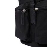 Sandqvist Roald Bag Black with Black Leather - Parasol Store