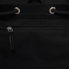 Sandqvist Roald Bag Black with Black Leather - Parasol Store
