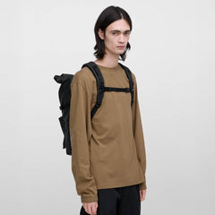 Sandqvist Stream Rolltop Backpack Large Black - Parasol Store