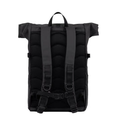 Sandqvist Stream Rolltop Backpack Large Black - Parasol Store