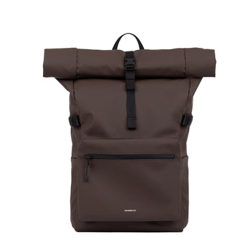 Sandqvist Stream Rolltop Backpack Large Brown