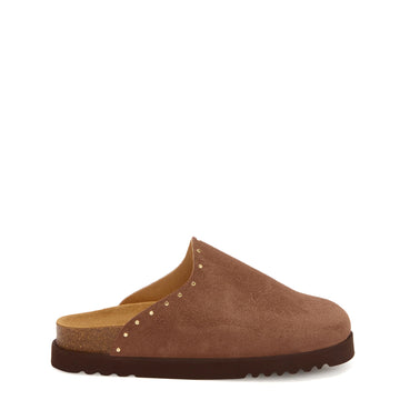 Scholl Womens Beatriz Plain Clog Sandals Espresso