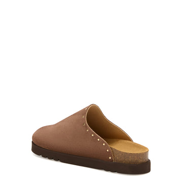 Scholl Womens Beatriz Plain Clog Sandals Espresso