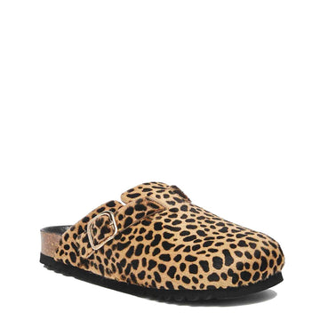 Scholl Womens Fae Clogs Leopard