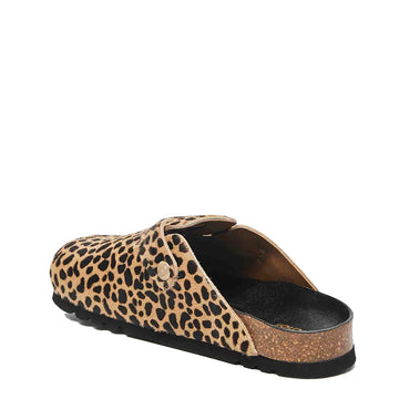 Scholl Womens Fae Clogs Leopard