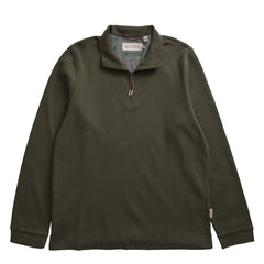 Sealskinz Forncett Long Sleeve Top With Half Zip Green