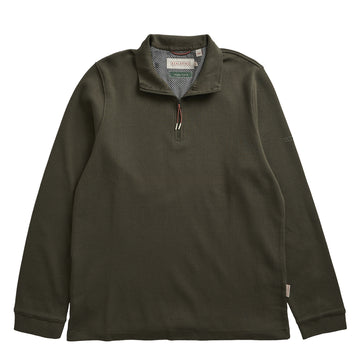 Sealskinz Forncett Long Sleeve Top With Half Zip Green