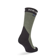 Sealskinz Stanfield Waterproof Extreme Cold Weather Mid Length Sock Olive - Parasol Store