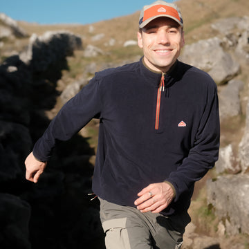 Sealskinz Toney Fleece Quarter Zip Navy