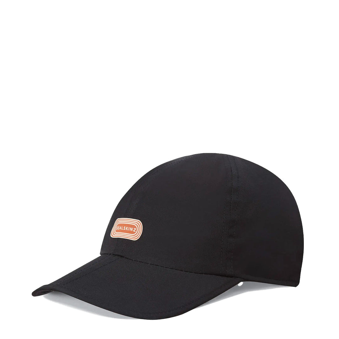 Sealskinz Wymondham Waterproof Quick Dry Foldable Running Cap Black - Parasol Store