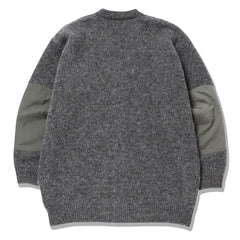 And Wander Shetland Wool Cardigan Gray And Wander