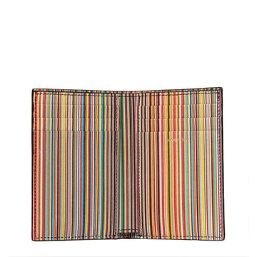Paul Smith Signature Stripe Interior Credit Card Wallet