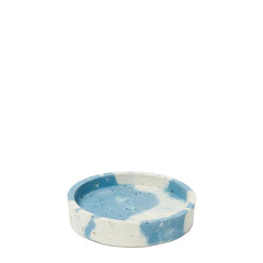 Smith & Goat 9cm Round Tray Blue / White - Parasol Store