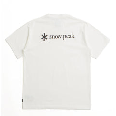 Snow Peak Back Printed Logo T-Shirt Off White