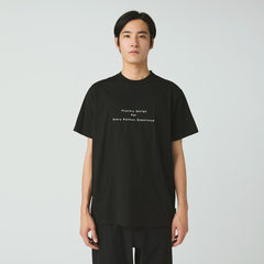 Snow Peak Back Printed Logo T-Shirt Black - Parasol Store