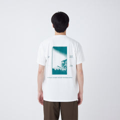 Snow Peak CF Landscape T-Shirt Off White
