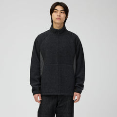 Snow Peak Calamai Wool Fleece Jacket Charcoal