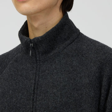 Snow Peak Calamai Wool Fleece Jacket Charcoal
