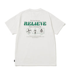 Snow Peak Camping Graphic T-Shirt Off White