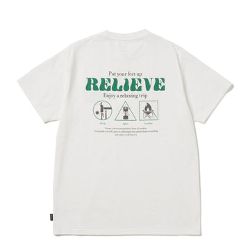 Snow Peak Camping Graphic T-Shirt Off White