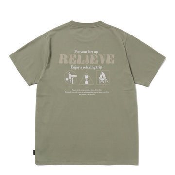 Snow Peak Camping Graphic T-Shirt Olive