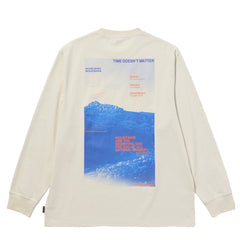Snow Peak Campscape L/S T-Shirt Ivory