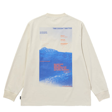 Snow Peak Campscape L/S T-Shirt Ivory