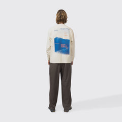 Snow Peak Campscape L/S T-Shirt Ivory
