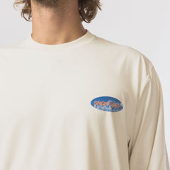 Snow Peak Campscape L/S T-Shirt Ivory