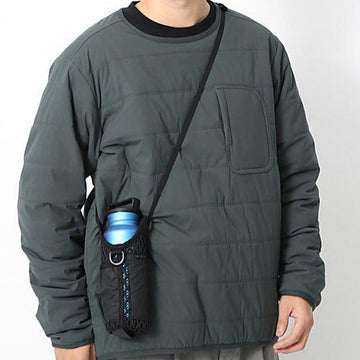 Snow Peak Double Face Mesh Bottle Carrier Black - Parasol Store