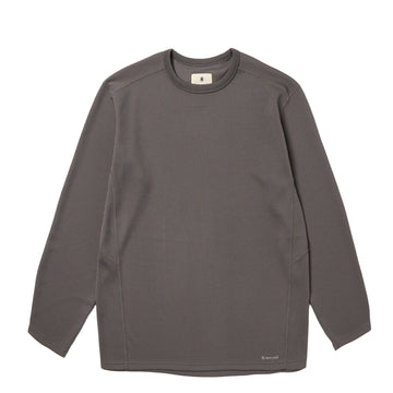 Snow Peak Dry Thermal L/S T-Shirt Charcoal