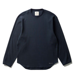 Snow Peak Dry Waffle L/S T-Shirt Dark Navy