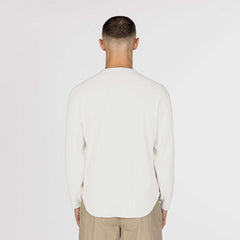 Snow Peak Dry Waffle L/S T-Shirt Off White