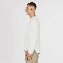 Snow Peak Dry Waffle L/S T-Shirt Off White
