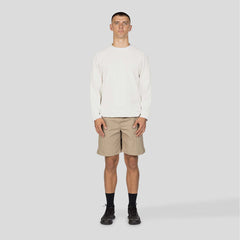 Snow Peak Dry Waffle L/S T-Shirt Off White