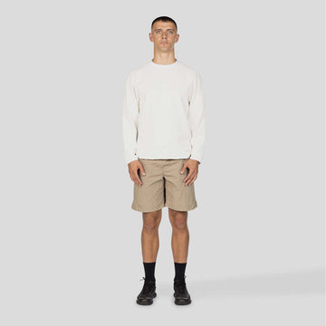 Snow Peak Dry Waffle L/S T-Shirt Off White
