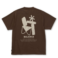 Snow Peak Elemental Balance T-Shirt Brown