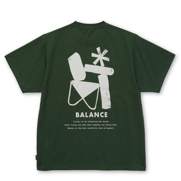Snow Peak Elemental Balance T-Shirt Dark Green