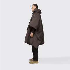 Snow Peak FR 2L Down Poncho Dark Brown