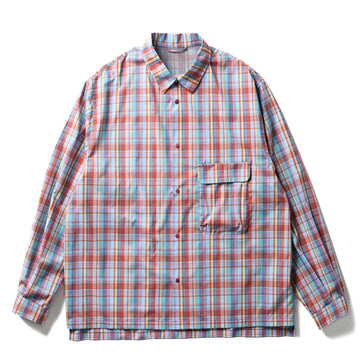 Snow Peak Fade Check Breezy Shirt Red