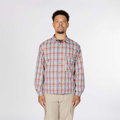 Snow Peak Fade Check Breezy Shirt Red
